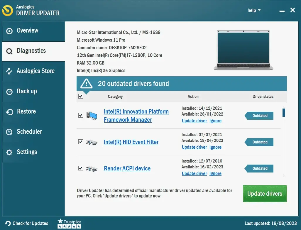 How to Update Device Drivers With Auslogics Driver Updater