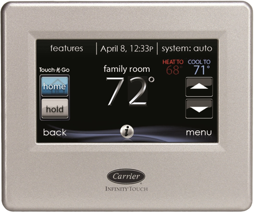 Carrier thermostat SYSTXCCITC01-A manual 